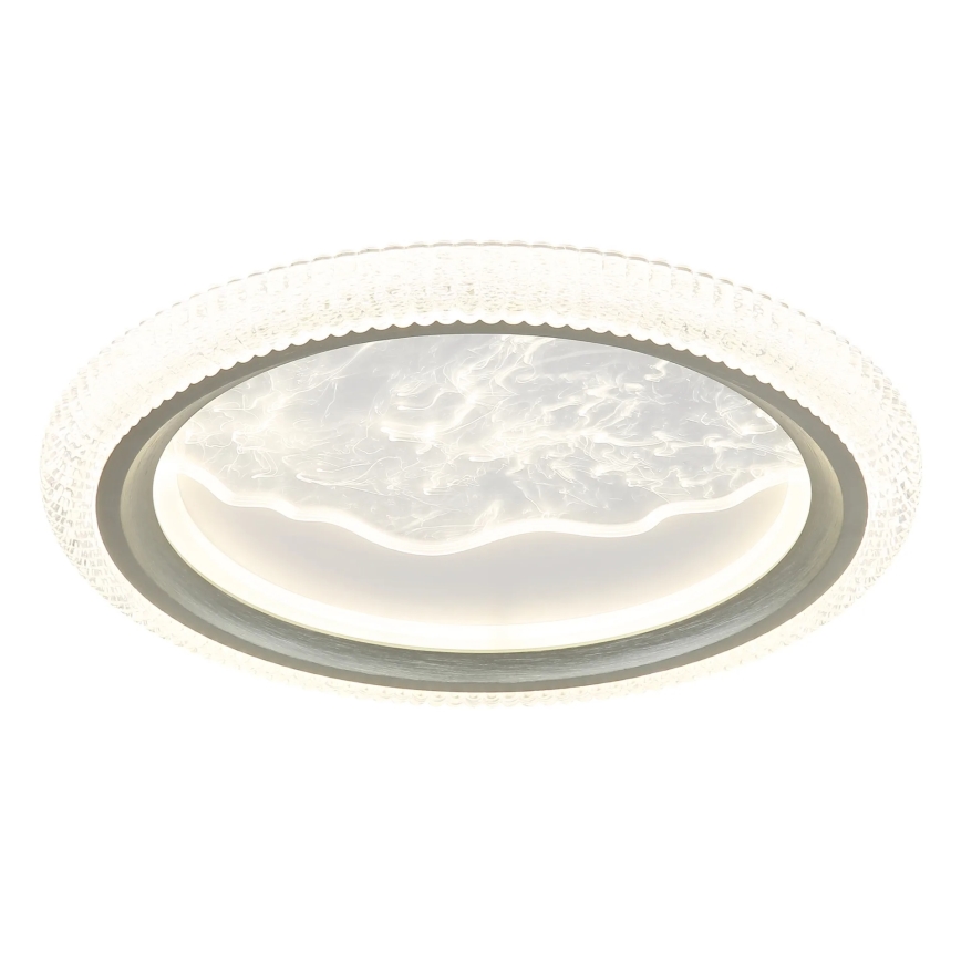 Globo - LED mennyezeti lámpatest LED/28W/230V, választható 3000/4200/6000 K, átm. 39,5 cm, ezüstszínű