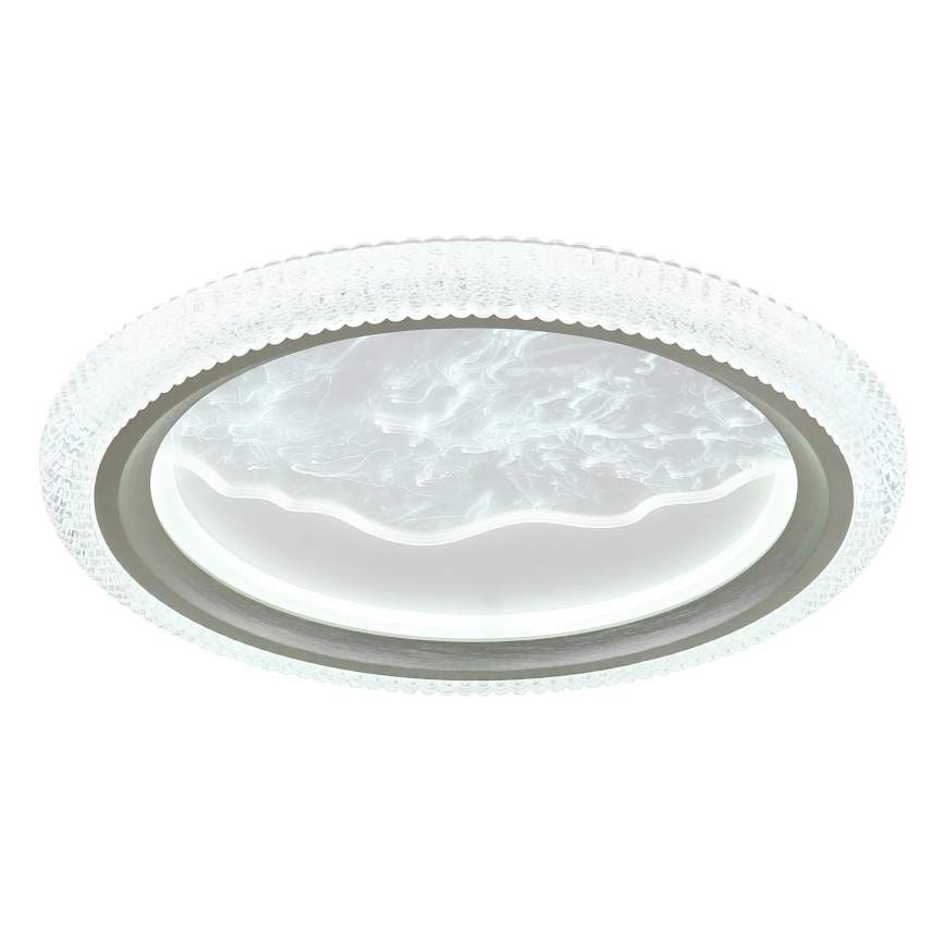 Globo - LED mennyezeti lámpatest LED/28W/230V, választható 3000/4200/6000 K, átm. 39,5 cm, ezüstszínű