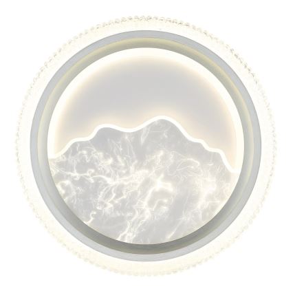 Globo - LED mennyezeti lámpatest LED/28W/230V, választható 3000/4200/6000 K, átm. 39,5 cm, ezüstszínű