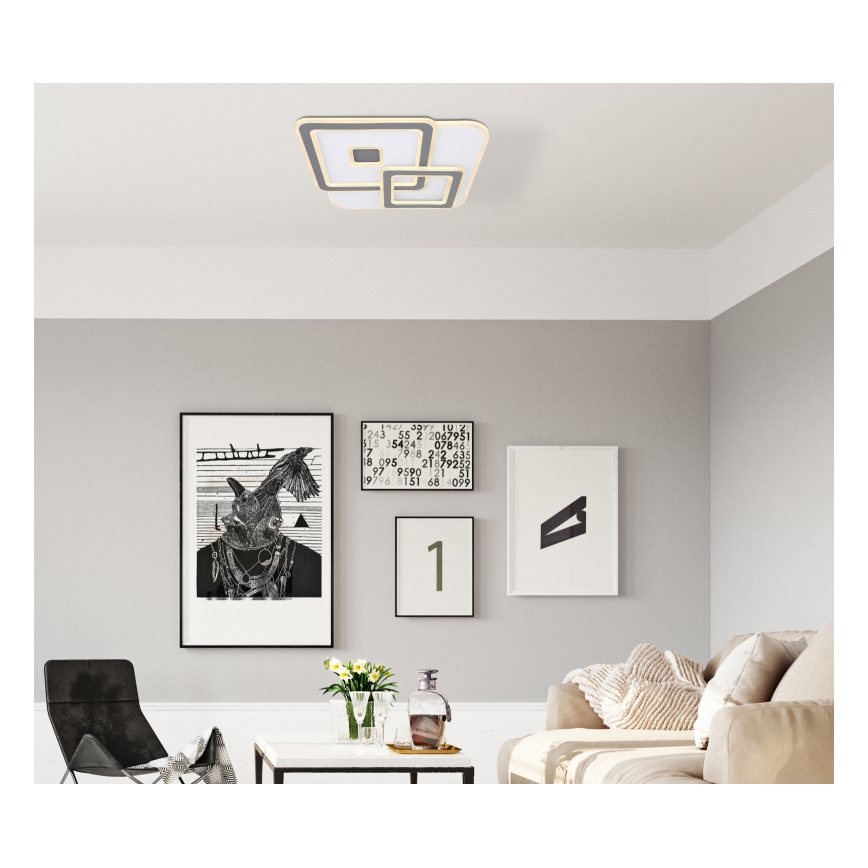 Globo - LED Dimmelhető mennyezeti lámpa LED/50W/230V 3000-6500K + távirányítás