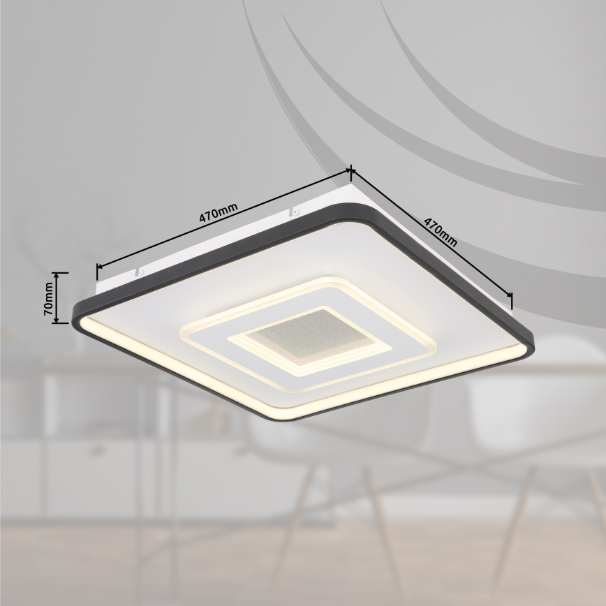 Globo - LED Dimmelhető mennyezeti lámpa LED/36W/230V 2700-6000K + távirányítás