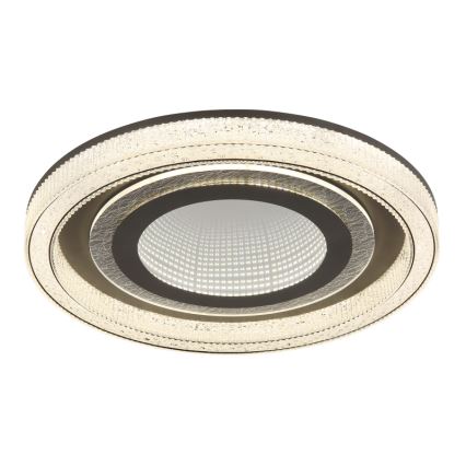 Globo - LED dimmelhető mennyezeti lámpa LED/48W/230V 2700-6000K 48 cm átmérő, antracit + távirányító