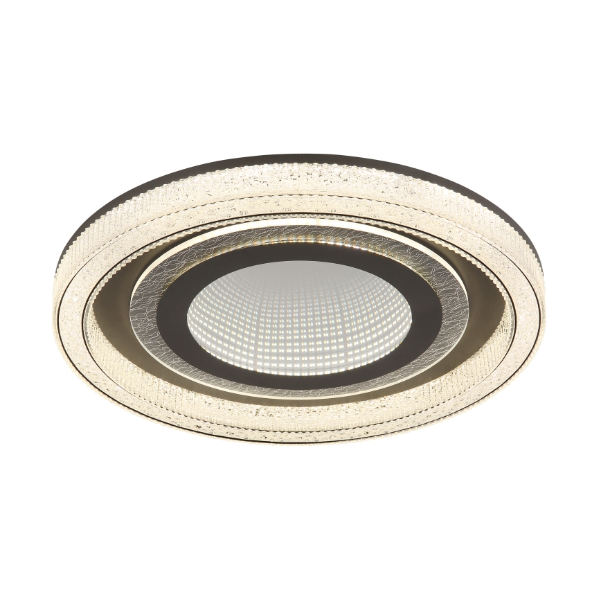 Globo - LED dimmelhető mennyezeti lámpa LED/48W/230V 2700-6000K 48 cm átmérő, antracit + távirányító