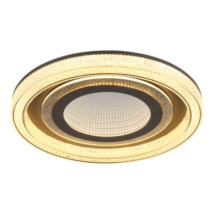 Globo - LED dimmelhető mennyezeti lámpa LED/48W/230V 2700-6000K 48 cm átmérő, antracit + távirányító