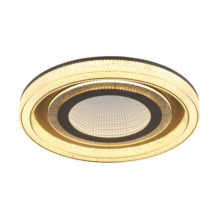 Globo - LED dimmelhető mennyezeti lámpa LED/48W/230V 2700-6000K 48 cm átmérő, antracit + távirányító