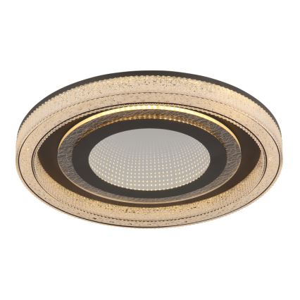Globo - LED dimmelhető mennyezeti lámpa LED/48W/230V 2700-6000K 48 cm átmérő, antracit + távirányító