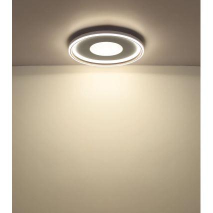 Globo - LED fényerőszabályozható mennyezeti lámpatest LED/60W/230V 2700-6000K átm. 59 cm bézs + távirányító