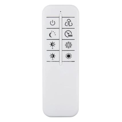 Globo - LED dimmelhető mennyezeti lámpa LED/60W/230V 2700-6000K átm. 59 cm fehér/krémszínű + távirányító