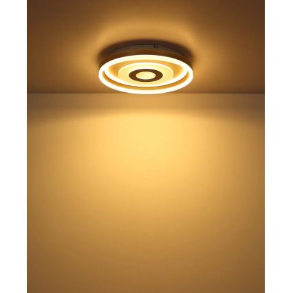 Globo - LED mennyezeti lámpatest LED/24W/230V 3000K Ø 40 cm travertin