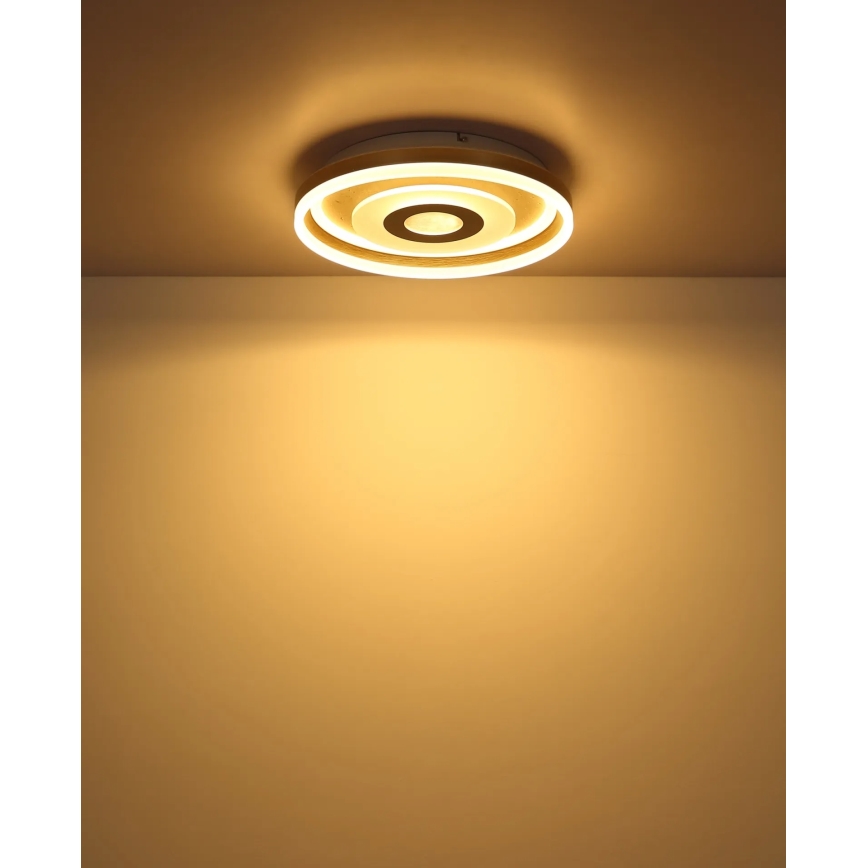 Globo - LED mennyezeti lámpatest LED/24W/230V 3000K Ø 40 cm travertin