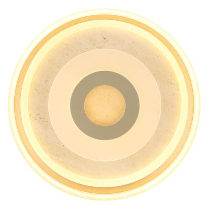 Globo - LED mennyezeti lámpatest LED/24W/230V 3000K Ø 40 cm travertin