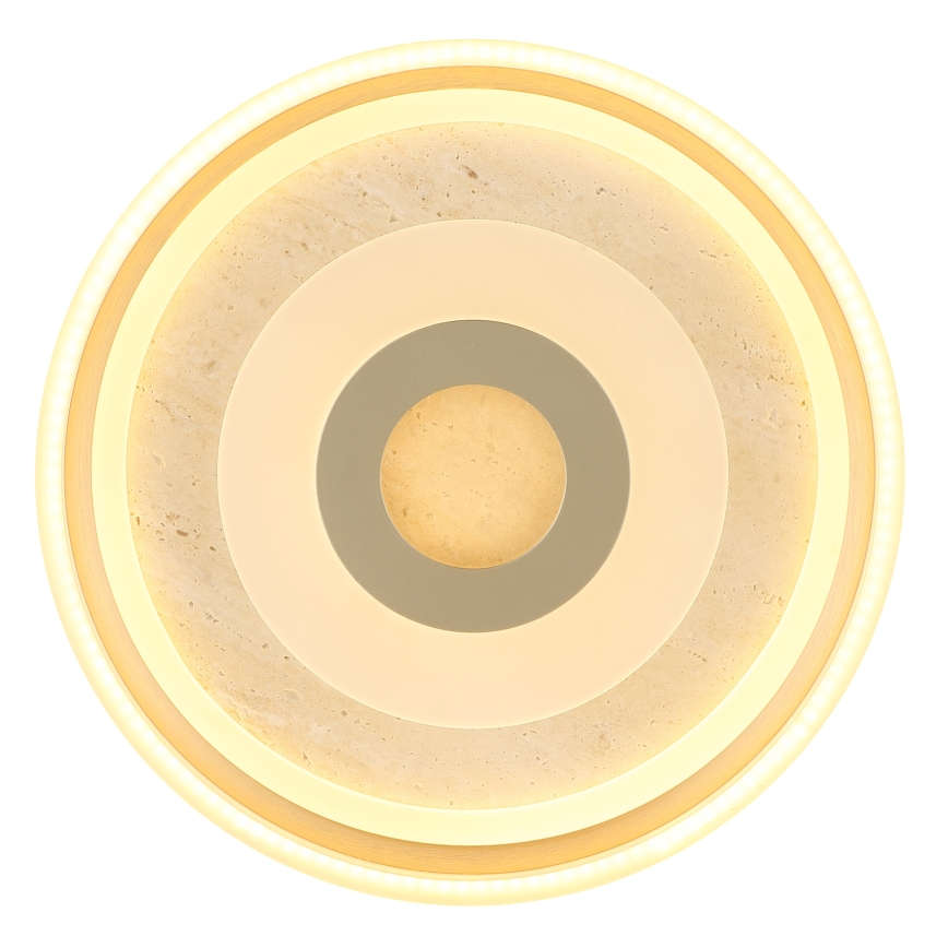 Globo - LED mennyezeti lámpatest LED/24W/230V 3000K Ø 40 cm travertin
