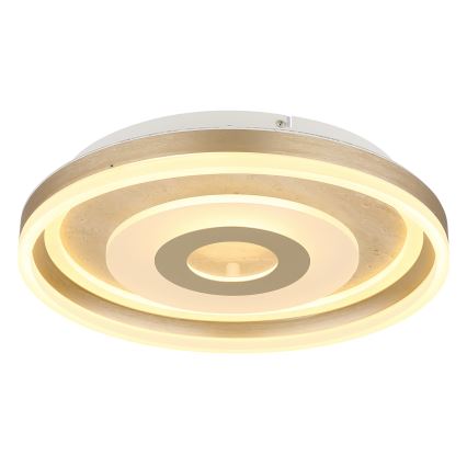 Globo - LED mennyezeti lámpatest LED/24W/230V 3000K Ø 40 cm travertin