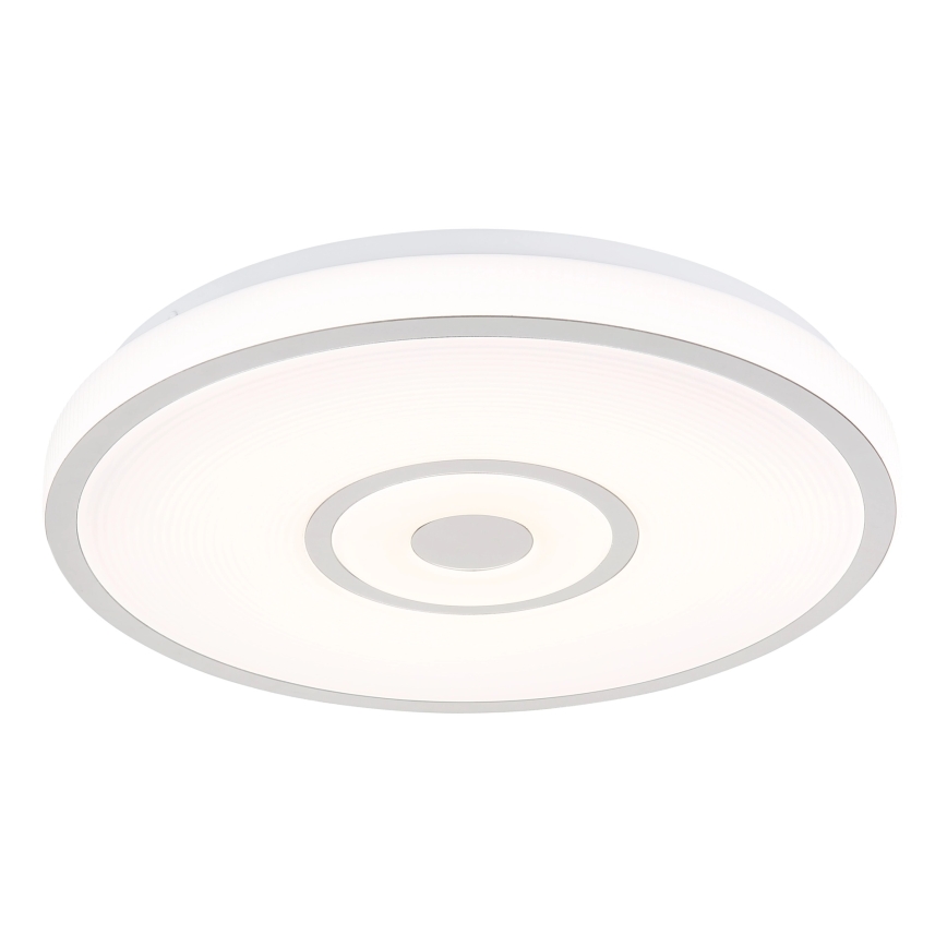 Globo - LED mennyezeti lámpatest, LED/24W/230V, 3000/4000/6000K, átm. 38 cm, fehér/matt króm