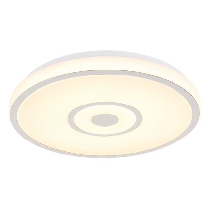 Globo - LED mennyezeti lámpatest, LED/24W/230V, 3000/4000/6000K, átm. 38 cm, fehér/matt króm
