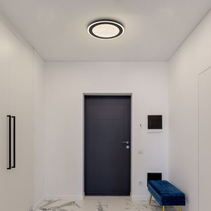 Globo - LED Mennyezeti lámpa LED/24W/230V 4000K átm. 34 cm fekete