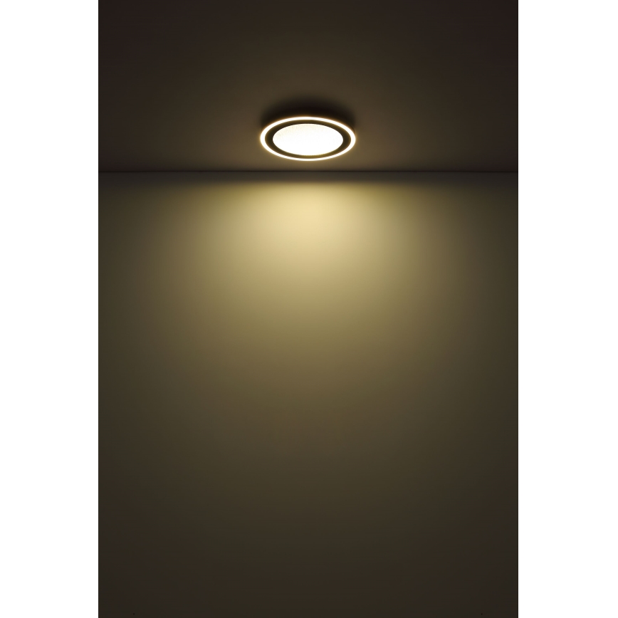 Globo - LED Mennyezeti lámpa LED/24W/230V 4000K átm. 34 cm fekete