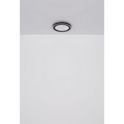 Globo - LED Mennyezeti lámpa LED/24W/230V 4000K átm. 34 cm fekete