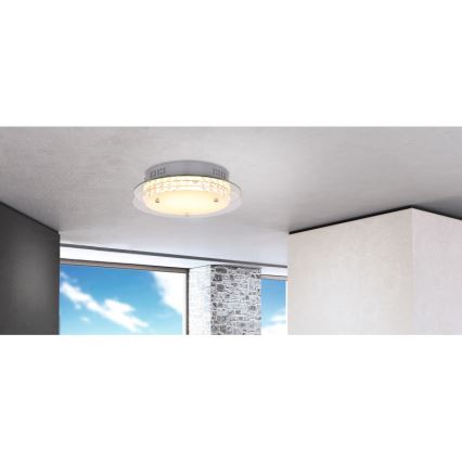 Globo - LED Kristály mennyezeti lámpa LED/18W/230V