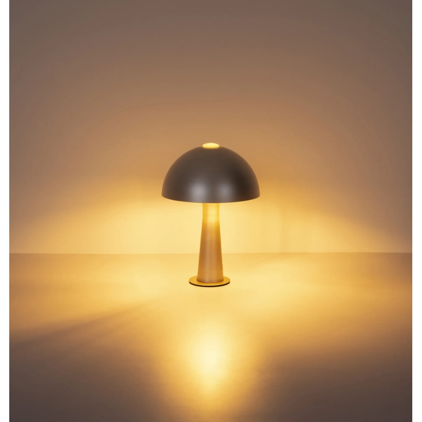 Globo - Asztali lámpa 1xE14/25W/230V krémszínű