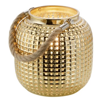 Globo 50770145 - Dekoratív asztali lámpa BOLA 1xE14/40W/230V aranyszínű