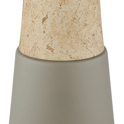 Globo - Asztali lámpa 1xE27ILLU/40W/230V szürke