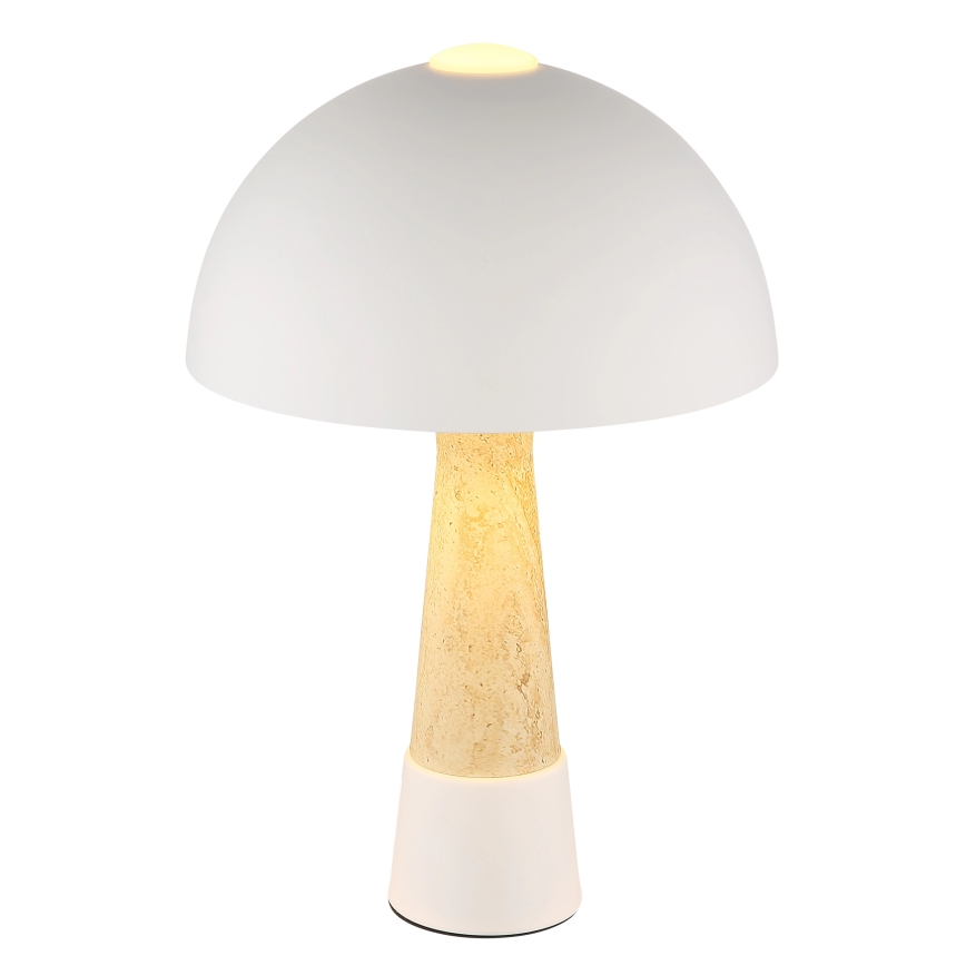 Globo - krémszínű asztali lámpa 1xE27ILLU/40W/230V