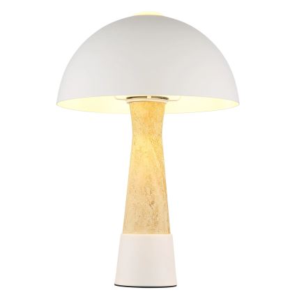 Globo - krémszínű asztali lámpa 1xE27ILLU/40W/230V