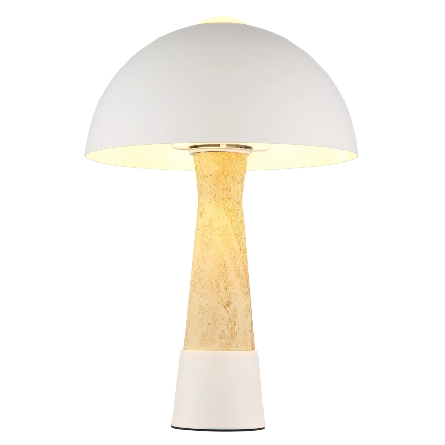 Globo - krémszínű asztali lámpa 1xE27ILLU/40W/230V