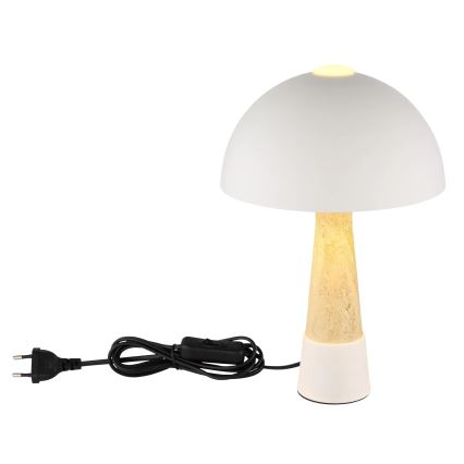 Globo - krémszínű asztali lámpa 1xE27ILLU/40W/230V