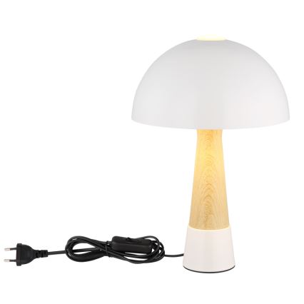 Globo - Asztali lámpa 1xE27ILLU/40W/230V fehér