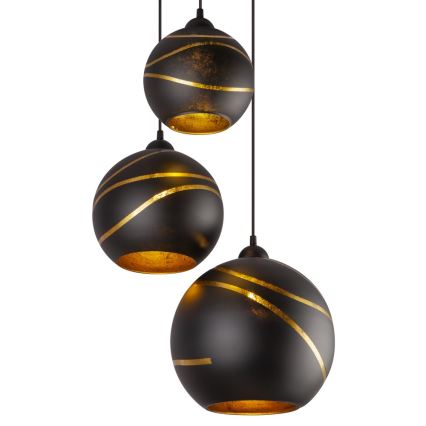 Globo 54005-3H - Csillár zsinóron LOMMY 3xE27/60W/230V