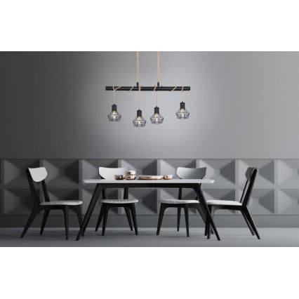 Globo - Csillár zsinóron 4xE27/60W/230V