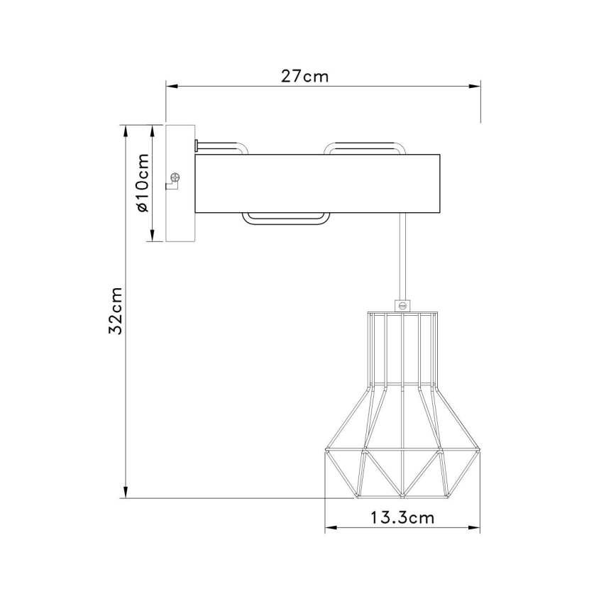 Globo - Fali lámpa 1xE27/40W/230V