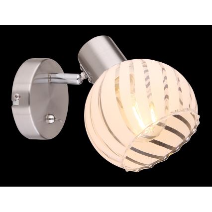 Globo - Fali spotlámpa 1xE27/40W/230V