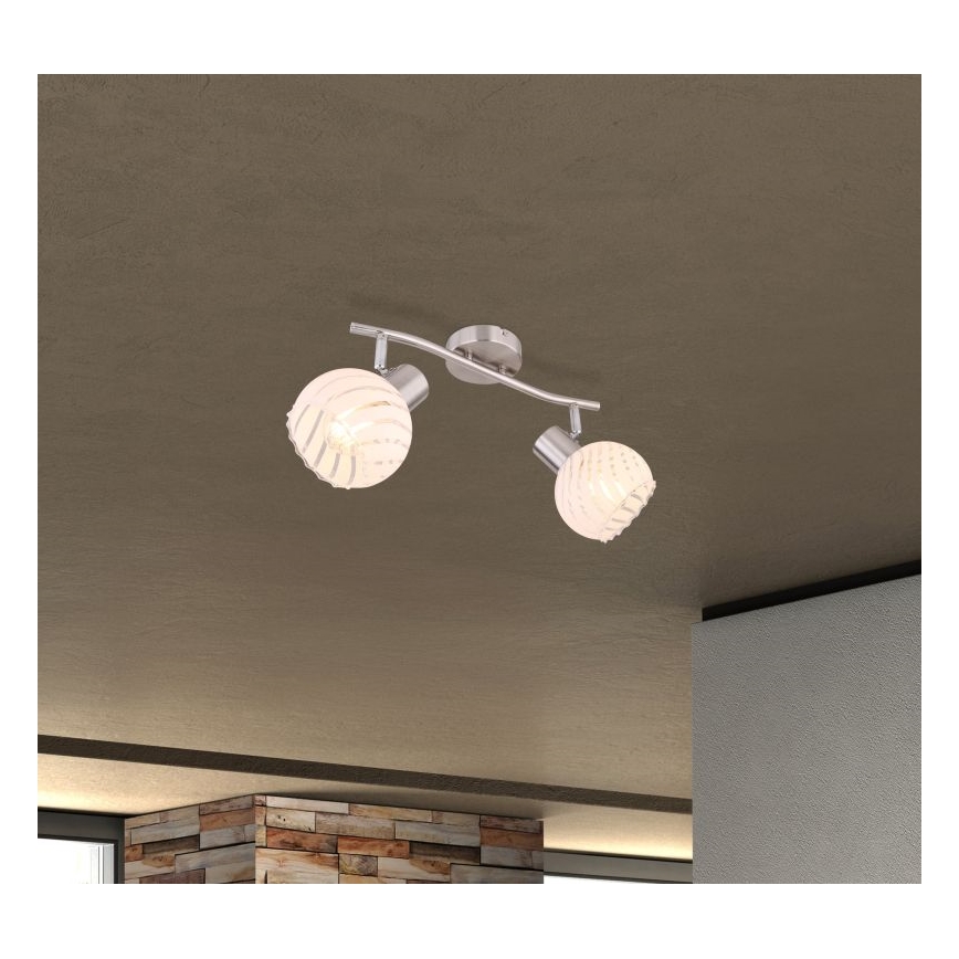 Globo - Spotlámpa 2xE27/40W/230V