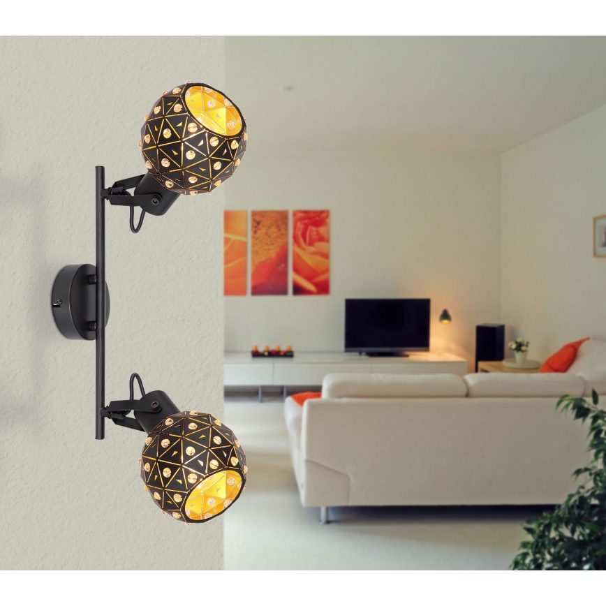 Globo - spotlámpa 2xE27/40W/230V