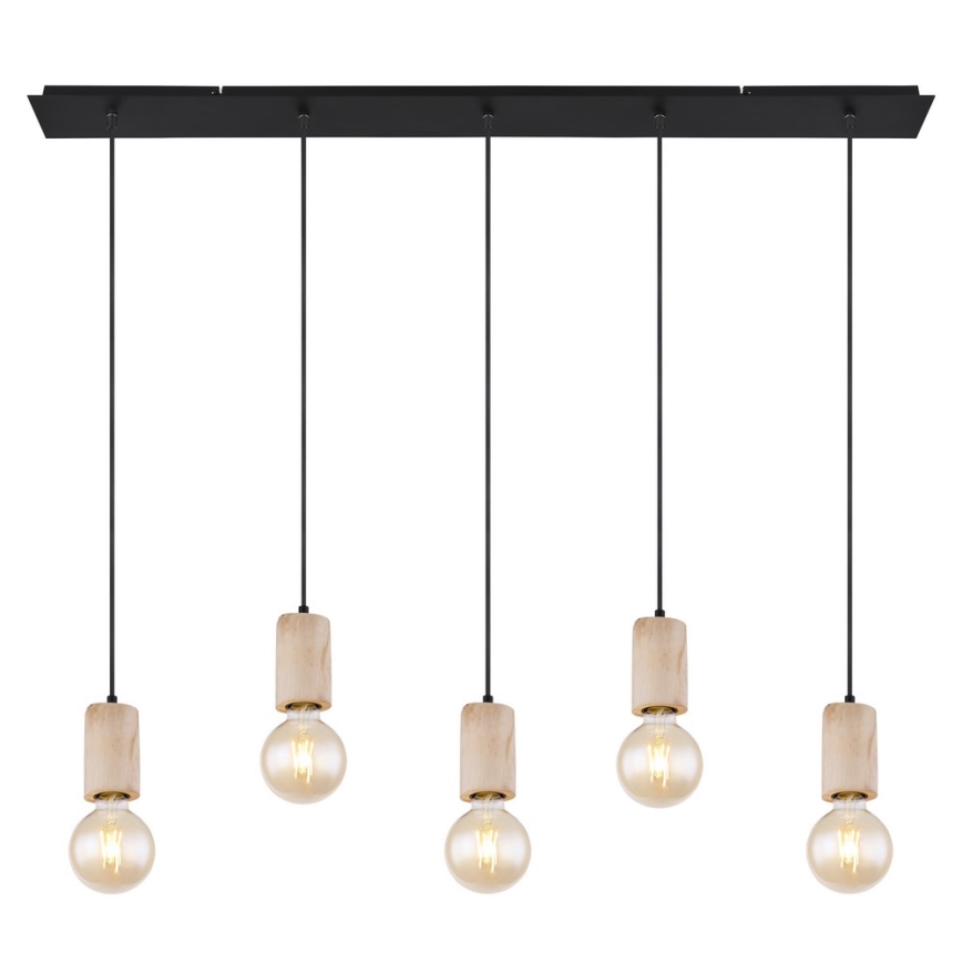 Globo - Csillár zsinóron 5xE27/60W/230V