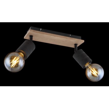 Globo - Spotlámpa 2xE27/60W/230V nyárfa