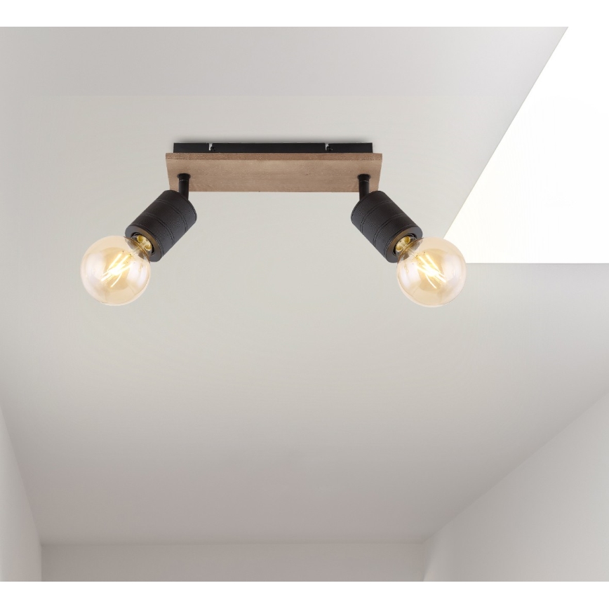 Globo - Spotlámpa 2xE27/60W/230V nyárfa