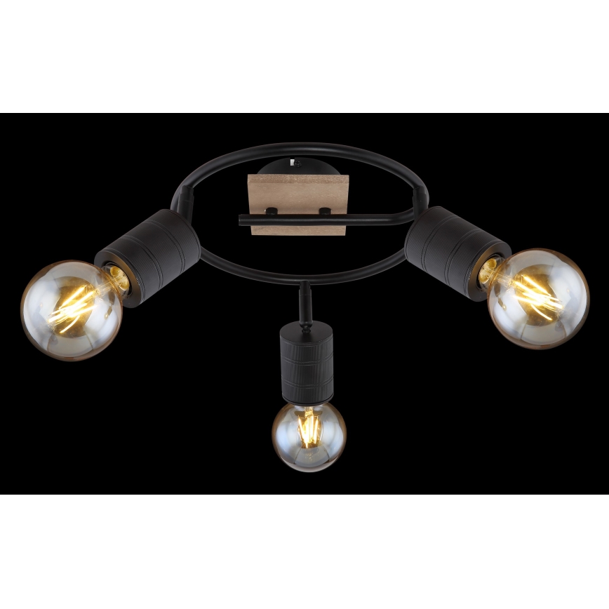 Globo - Spotlámpa 3xE27/60W/230V nyárfa