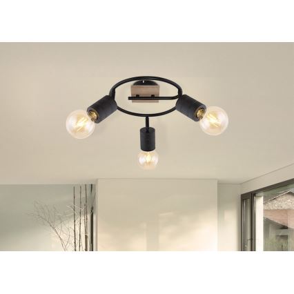 Globo - Spotlámpa 3xE27/60W/230V nyárfa