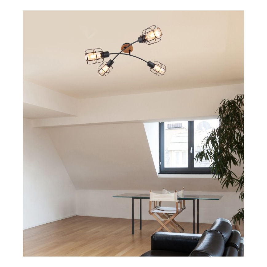 Globo - Mennyezeti, felületre szerelhető csillár 4xE27/40W/230V