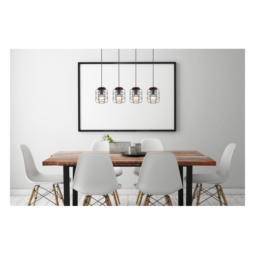 Globo - Kábeles csillár 4xE27/40W/230V