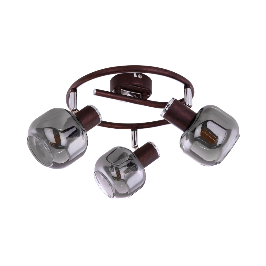 Globo 54303-3 - Spotlámpa PALLO 3xE14/40W/230V