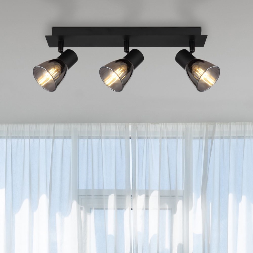 Globo - Spotlámpa 3xE14/40W/230V fekete