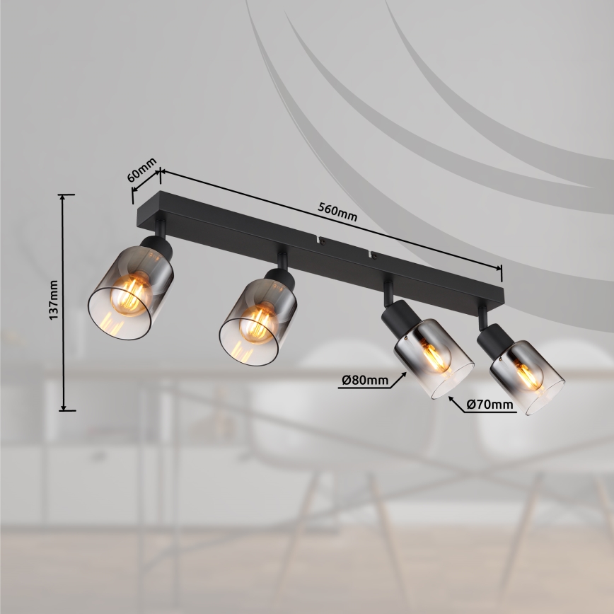 Globo - Spotlámpa 4xE14/40W/230V