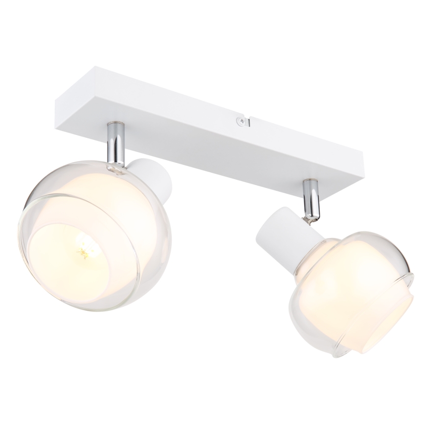 Globo - Irányítható spotlámpa 2xE14/40W/230V fehér