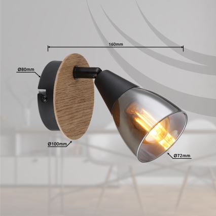 Globo - Fali spotlámpa 1xE14/25W/230V