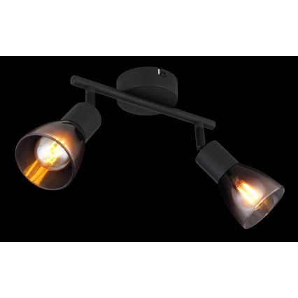 Globo - Spotlámpa 2xE14/25W/230V fekete